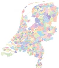 3 pc, per gemeente, kleur