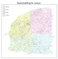 Rayonindeling, Friesland